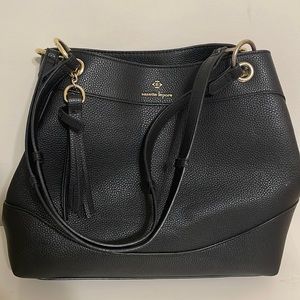 Black handbag
